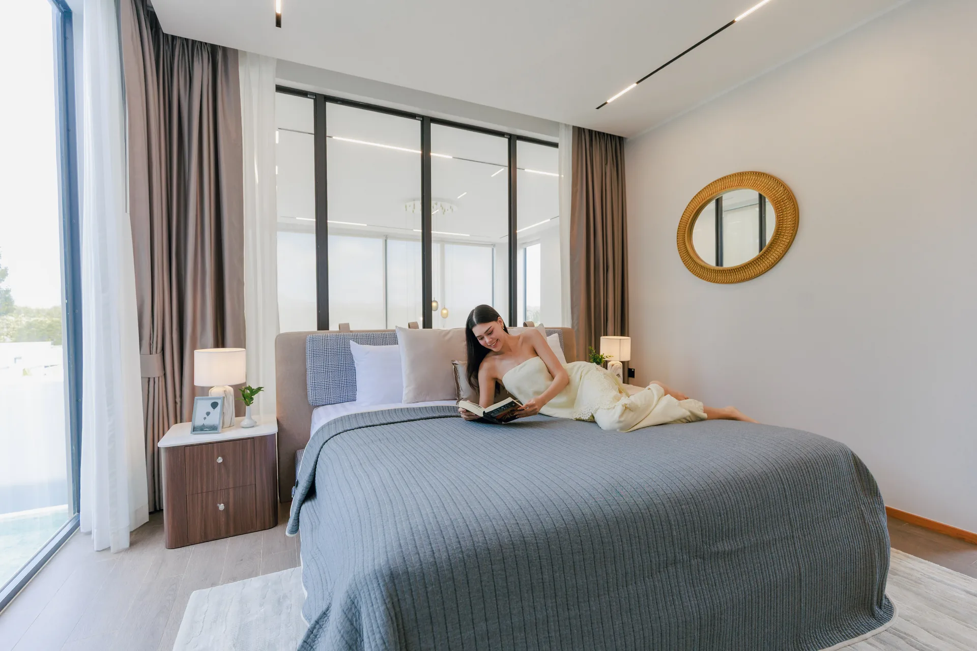 Luxury bedroom interior